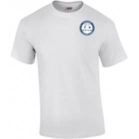 T-Shirt Gildan Jules Verne Blanc