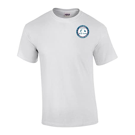 T-Shirt Gildan Jules Verne Blanc