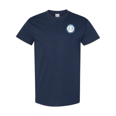 T-Shirt Gildan Jules Verne Bleu Marin